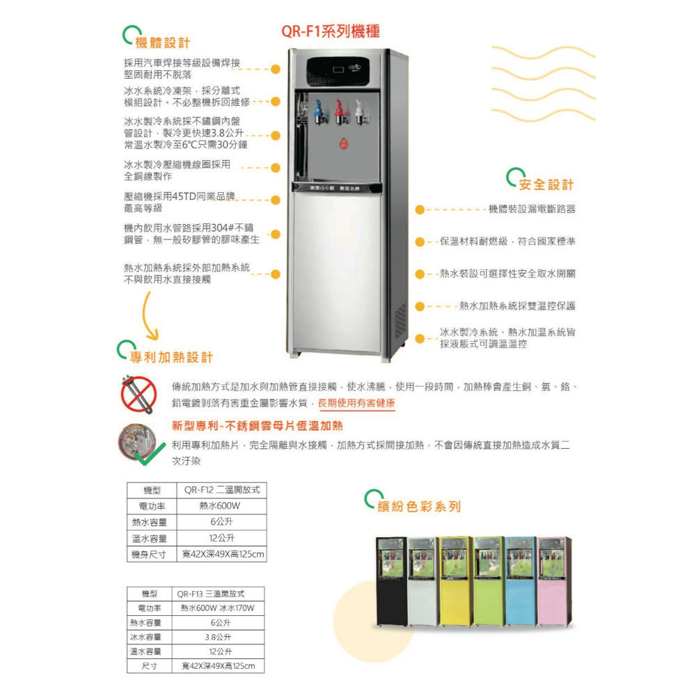 落地式飲水機  QR