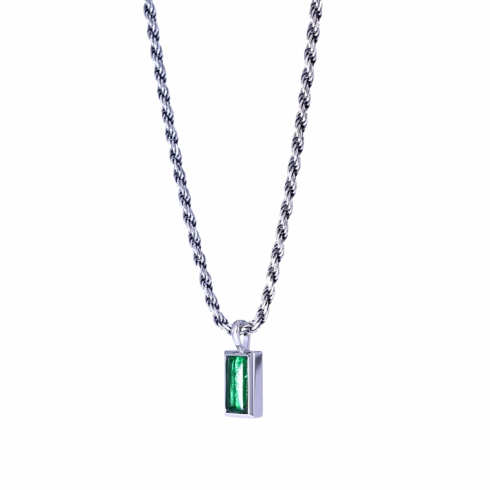 項鍊｜男仕長方項鍊NB22002