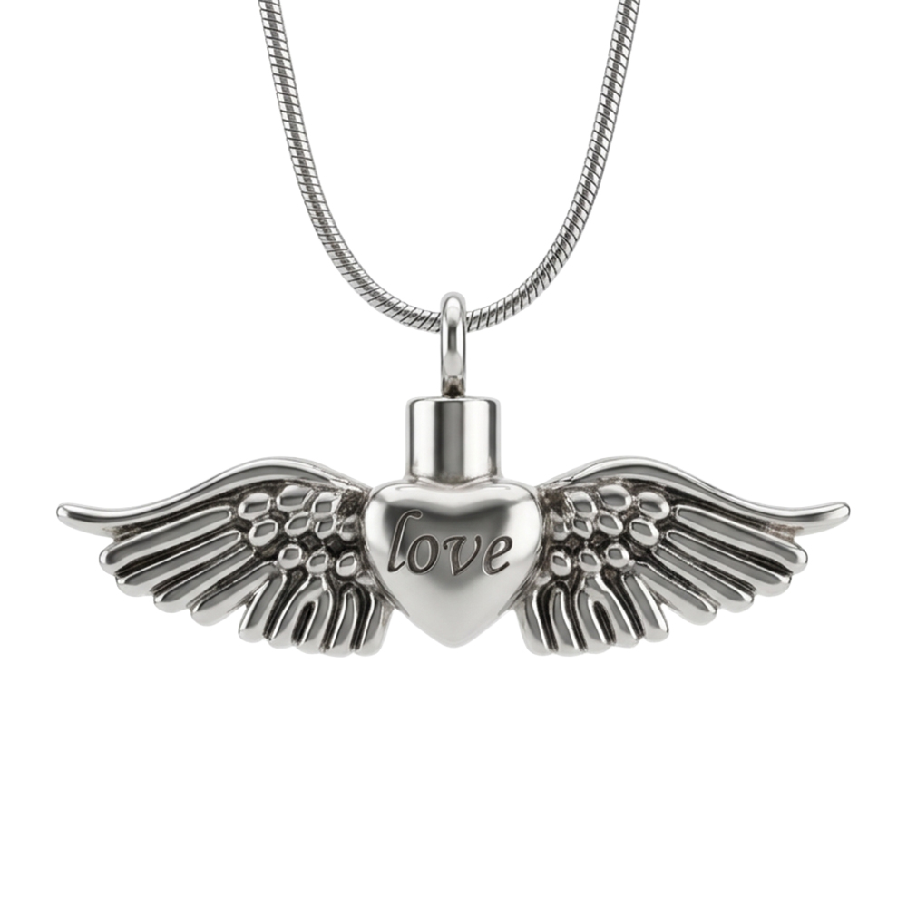 項鍊｜歐美愛心翅膀