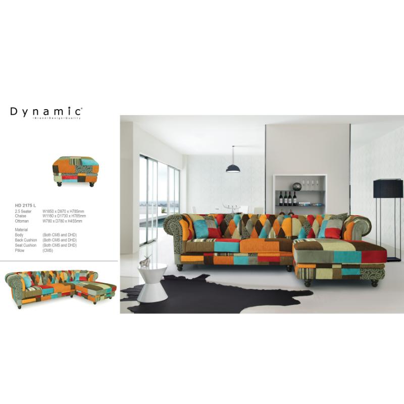 DYNAMIC Fabric Sofa HD 2175 L 沙發/組合沙發
