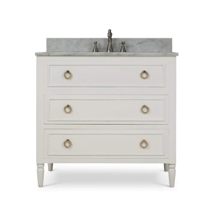 Cholet Single Vanity w/ Sink & Marble Top 28592 洗手台/洗面盆/雙糟