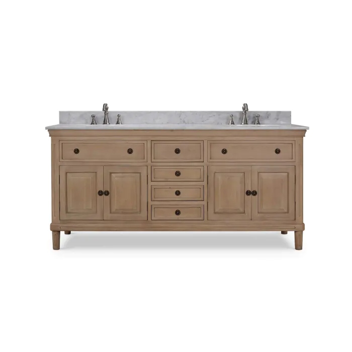 Hayward Double Vanity w/ Sink & Marble Top 28597 洗手台/洗面盆/雙糟