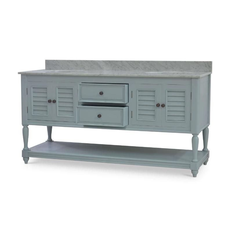 Cottage Master Vanity w/ Sink & Marble Top 26075 洗手台/洗面盆/雙糟