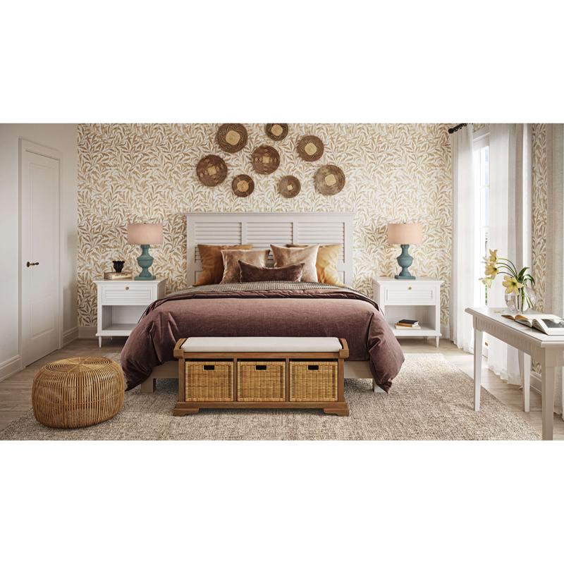 Homestead Bench w/ Rattan Baskets 23938 餐椅/椅子