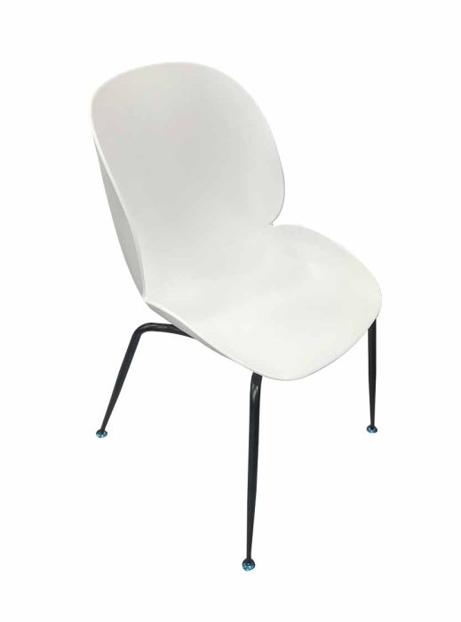 F51902*白色塑鋼餐椅