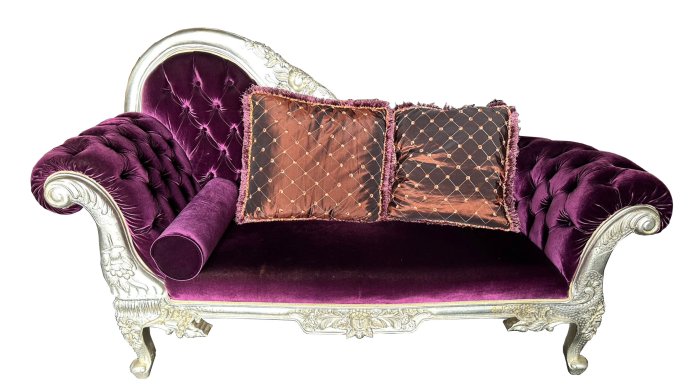 A701I*歐式紫色貴妃椅