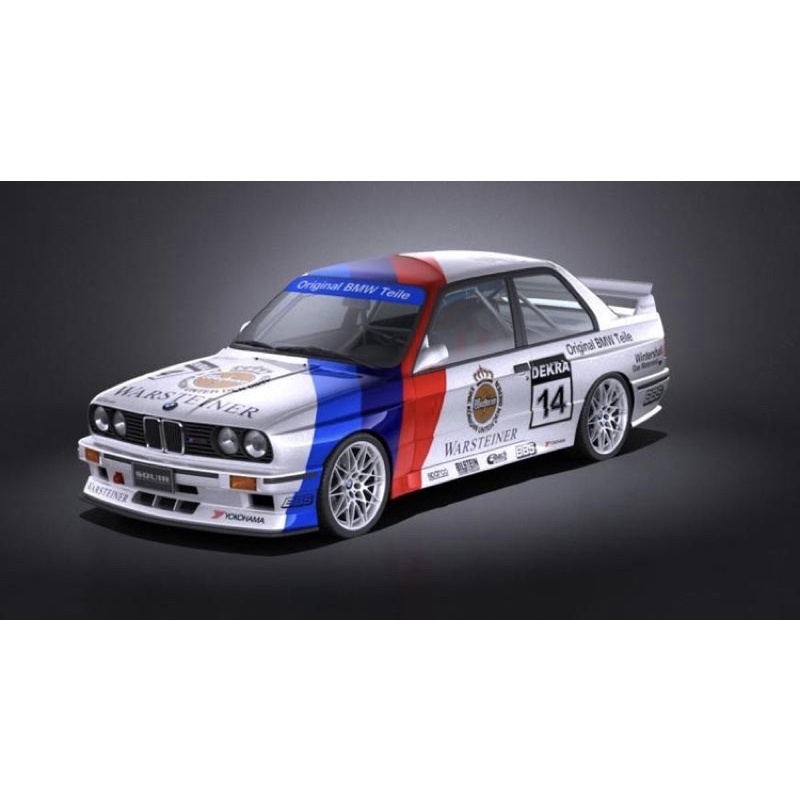 預購 1/10寶馬BMW E30 M3透明PC仿真車殼190mm e30 m3 甩尾車殼 遙控模型專賣店