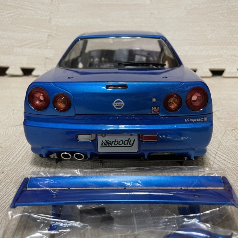 現貨1/10 GTR SKYLINE R34 完成品 甩尾車殼 甩尾 車殼 1/10車殼 遙控模型專賣店