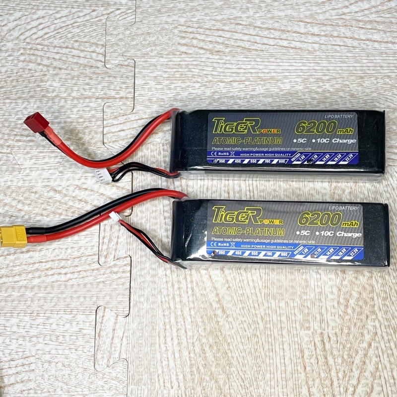 現貨 全新Tiger老虎 3s 鋰電池 11.1V 電池 6200mah 35c T插 XT60 鋰電池 遙控模型專賣店