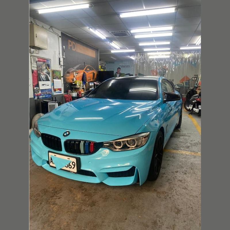 BMW428i改色膜（邁阿密藍）｜台北汽車改色膜｜台北汽車改色膜｜台北汽車改色膜推薦