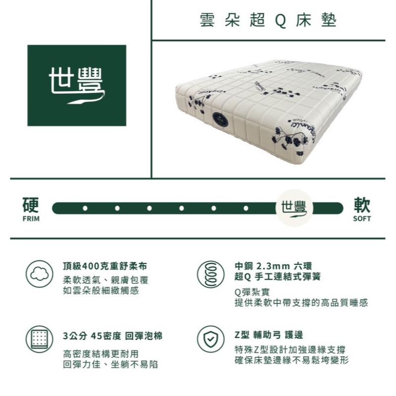 雲朵超Q床墊