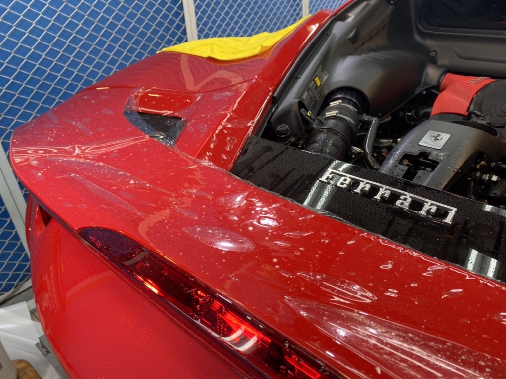 Ferrari F8 Full body wrap PremiumShield Nextgen PPF