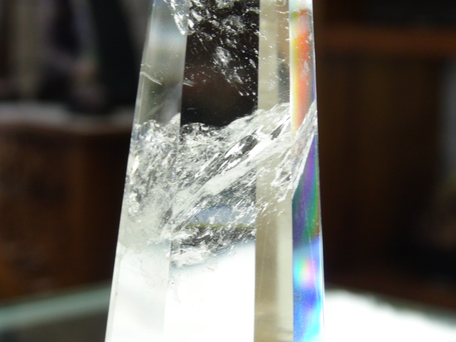 白水晶柱-高11.5cm