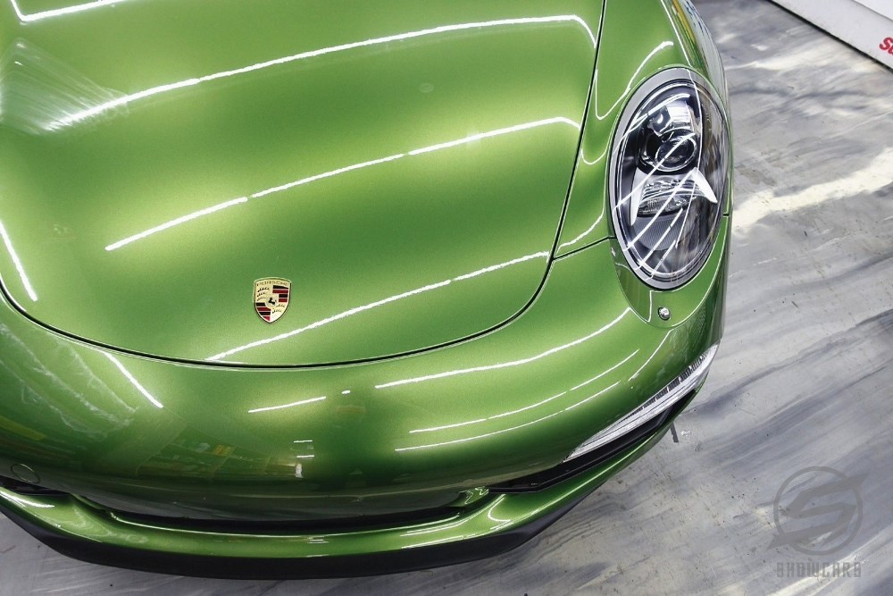 Porsche Carrera 911 全車曼巴綠包膜