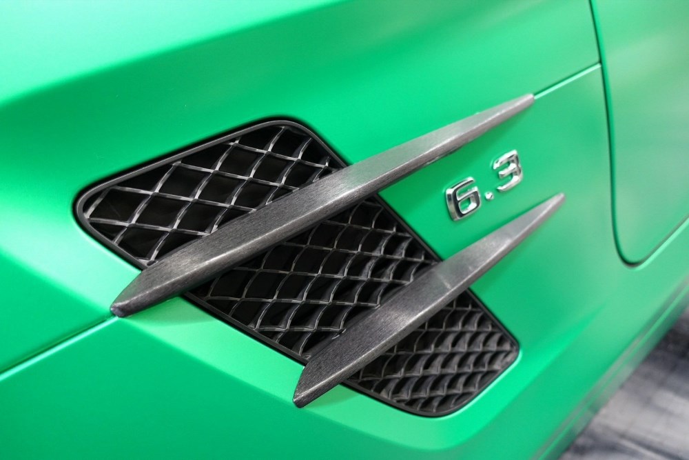 Mercedes-Benz SLS AMG 全車魔鬼綠色包膜