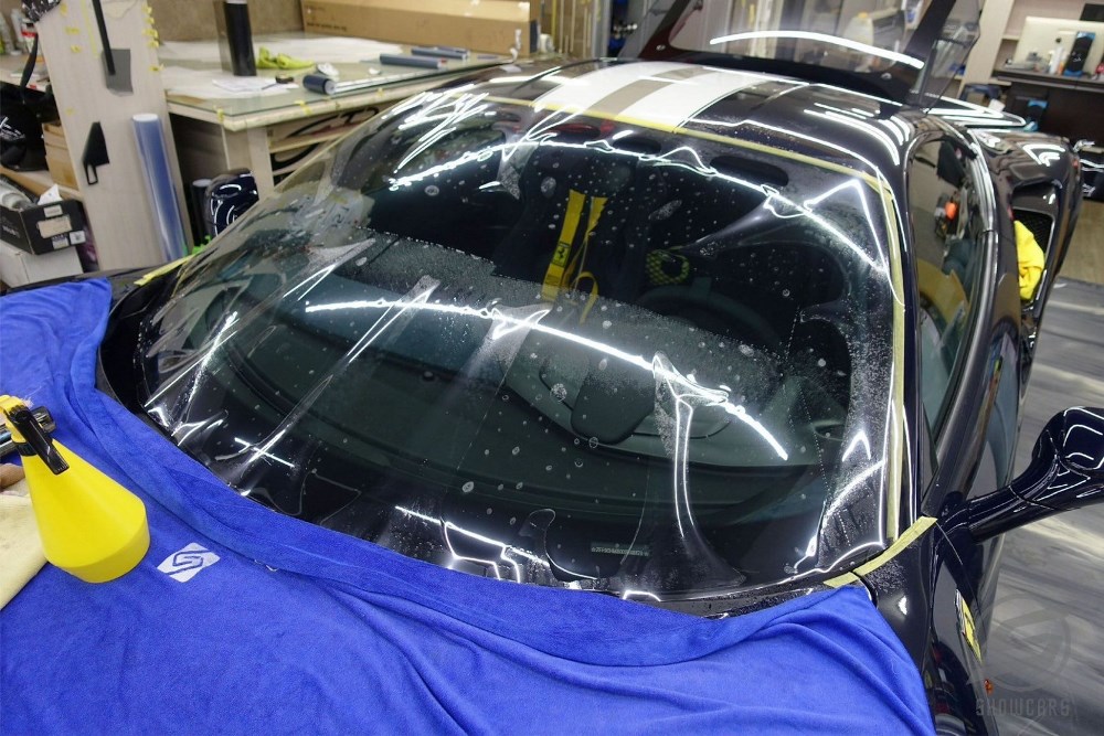 Ferrari F488 Pista 全車透明保護膜包膜（犀牛皮）