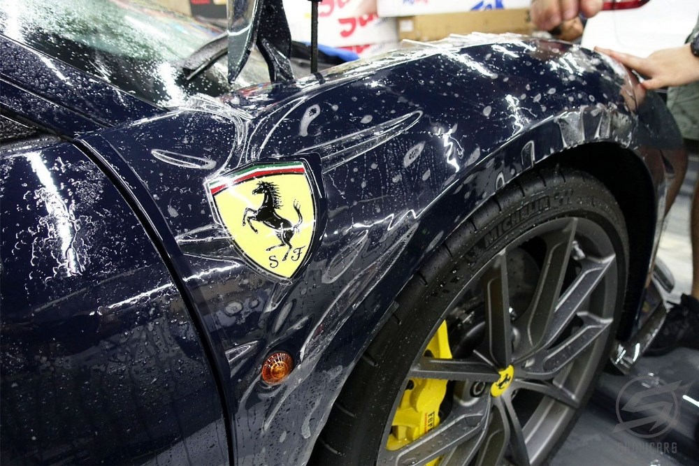 Ferrari F488 Pista 全車透明保護膜包膜（犀牛皮）