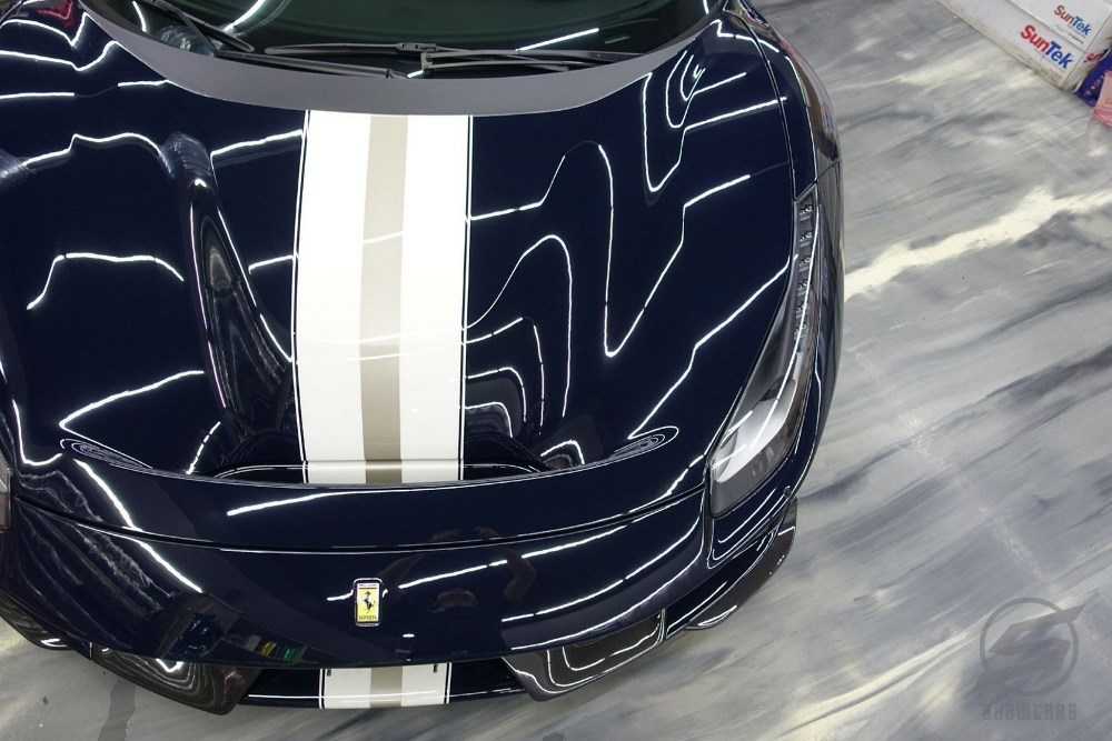 Ferrari F488 Pista 全車透明保護膜包膜（犀牛皮）