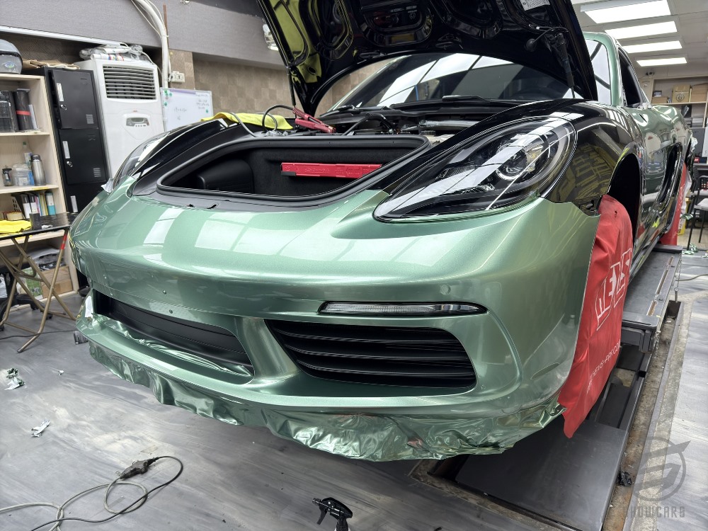 Porsche Cayman  ( 718 )    全車改色貼膜 