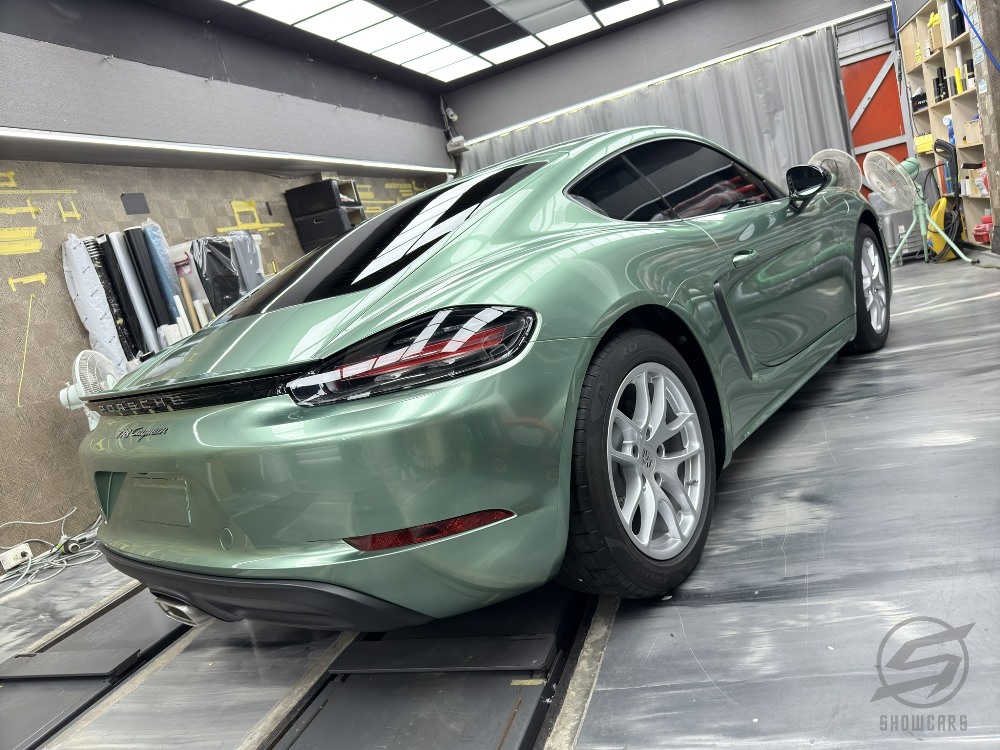 Porsche Cayman  ( 718 )    全車改色貼膜 