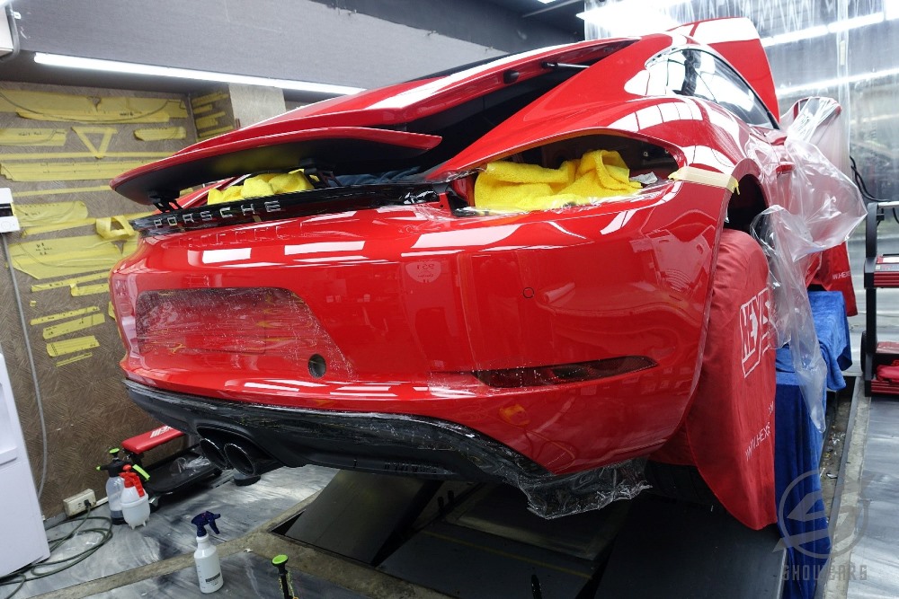 Porsche Cayman  ( 718 ) 全車透明保護膜貼膜 『犀牛皮』