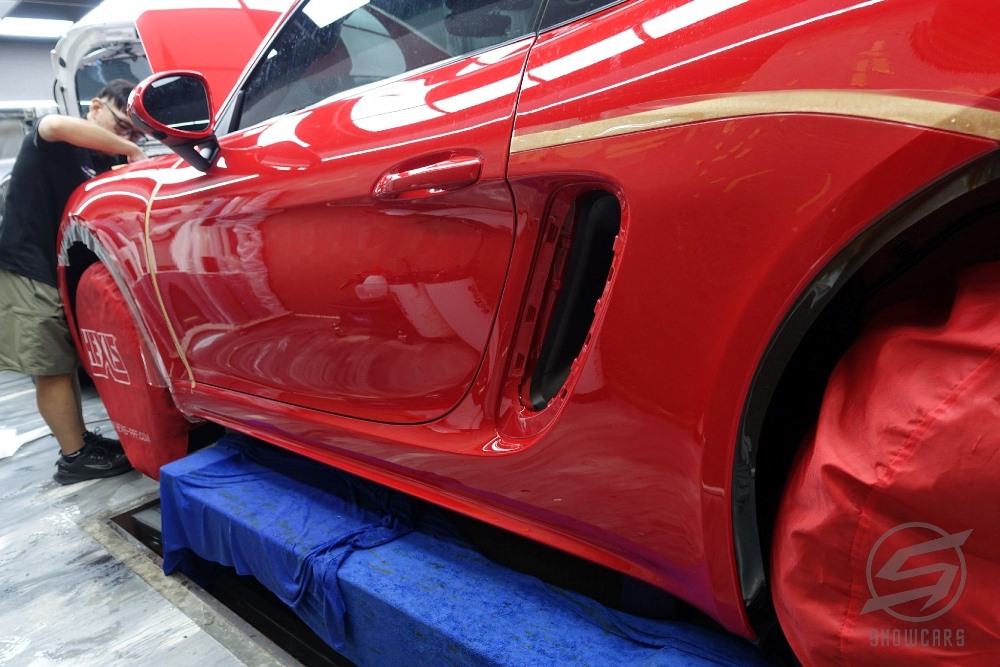 Porsche Cayman  ( 718 ) 全車透明保護膜貼膜 『犀牛皮』
