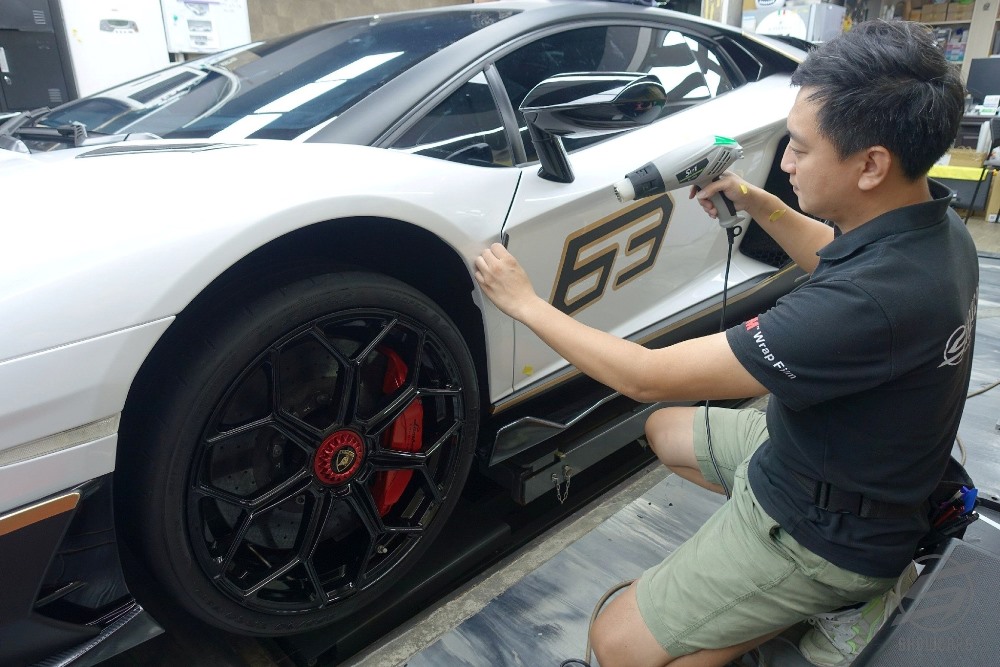 Lamborghini Aventador SVJ63 全車改色貼膜 