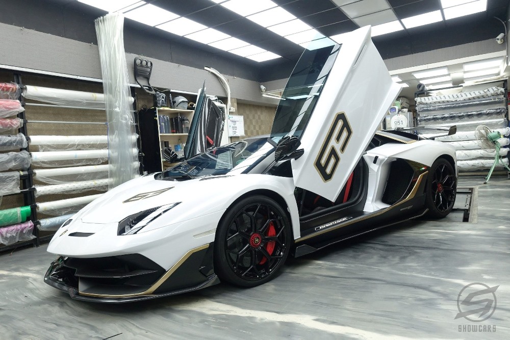 Lamborghini Aventador SVJ63 全車改色貼膜 