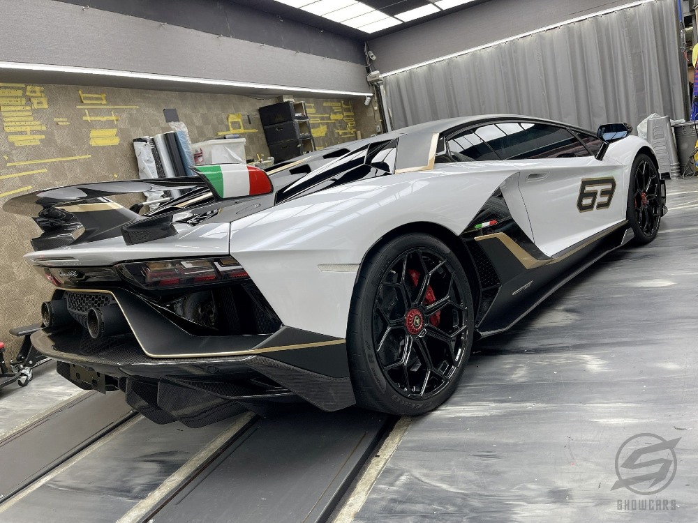 Lamborghini Aventador SVJ63 全車改色貼膜 
