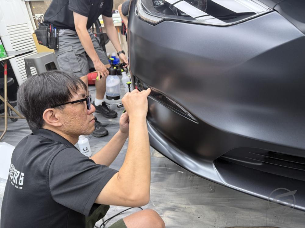 Tesla   Model S 全車霧面透明保護膜貼膜 『消光犀牛皮』