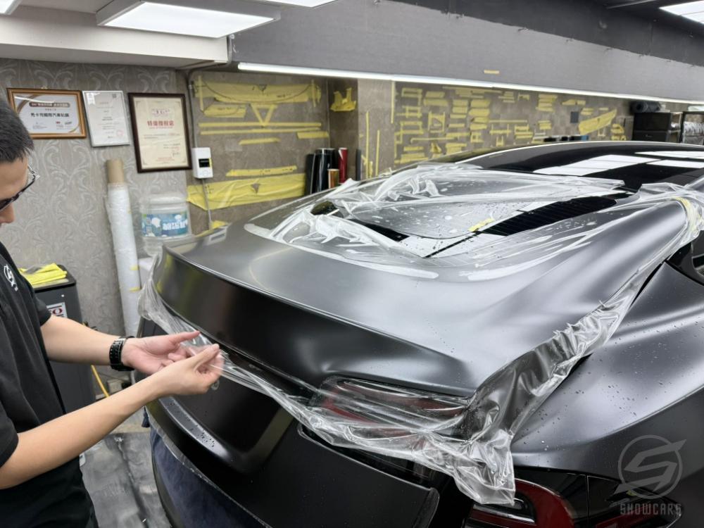 Tesla   Model S 全車霧面透明保護膜貼膜 『消光犀牛皮』