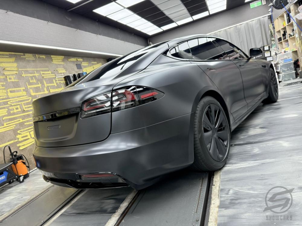 Tesla   Model S 全車霧面透明保護膜貼膜 『消光犀牛皮』