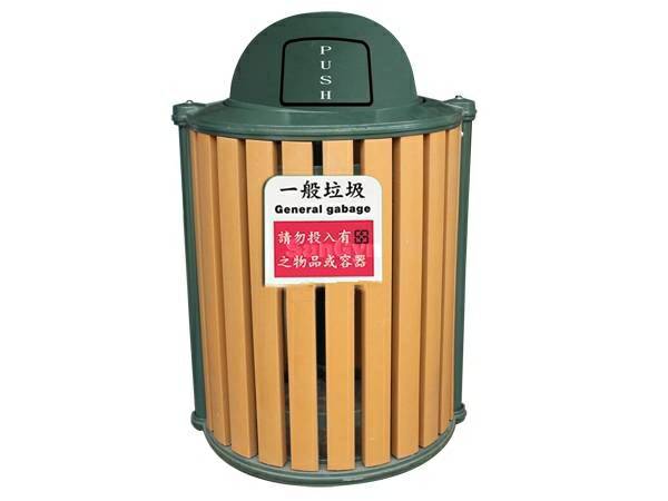 082Q-1 環塑木垃圾桶