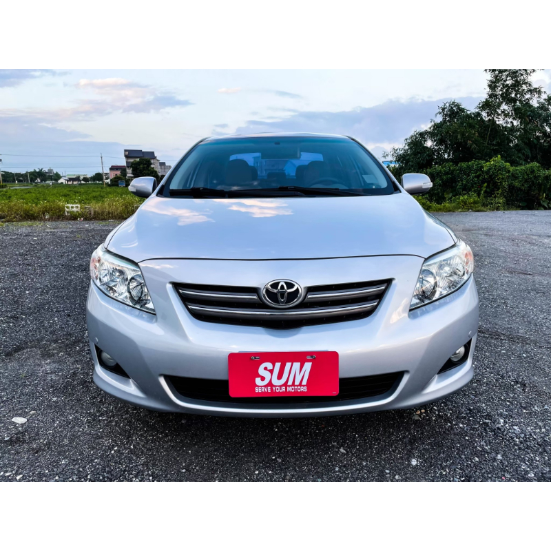 2009年 toyota Altis1.8 E 銀色