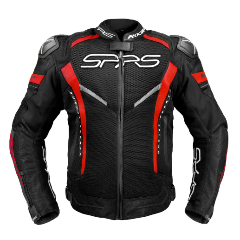 SPRS AIR RACE 騎士競技夾克 頂級透氣網眼 半皮半布設計