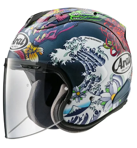 ARAI VZ-RAM ORIENTAL 浮世繪-藍