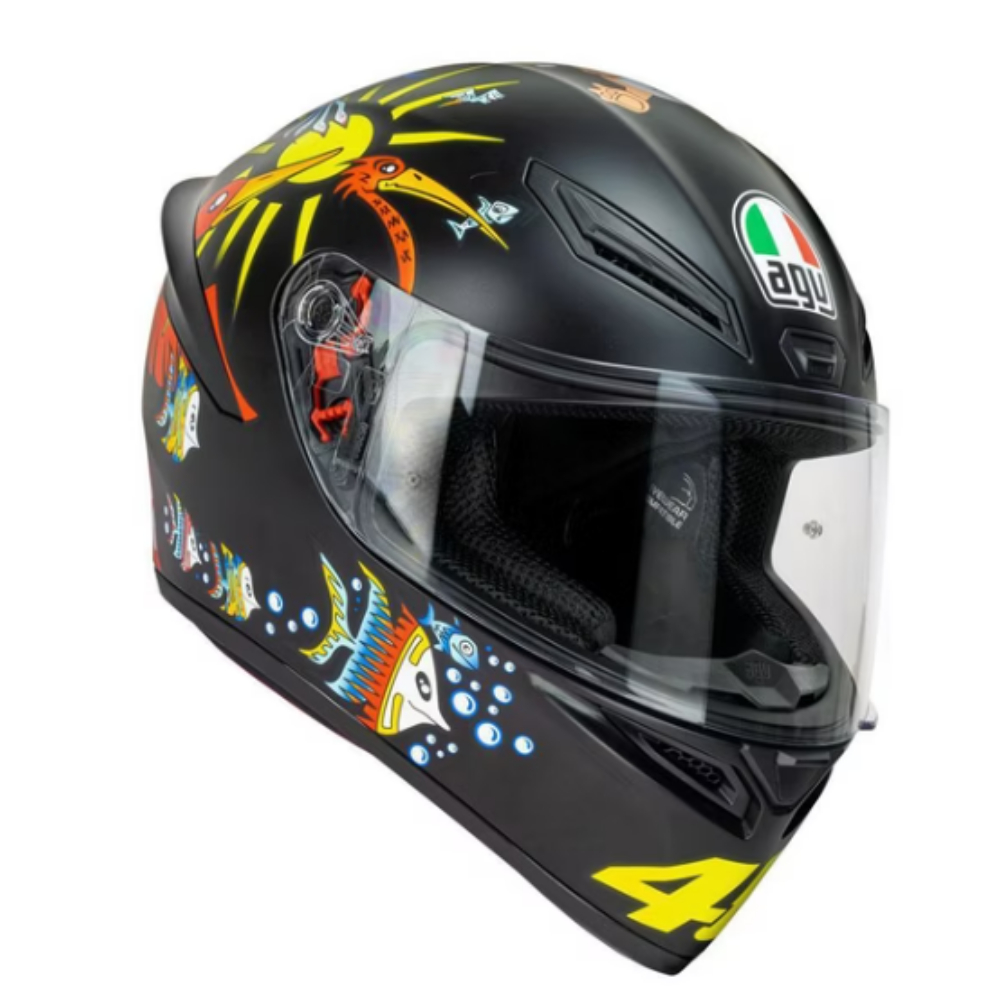 AGV K1 White Zoo Matt Black 動物園