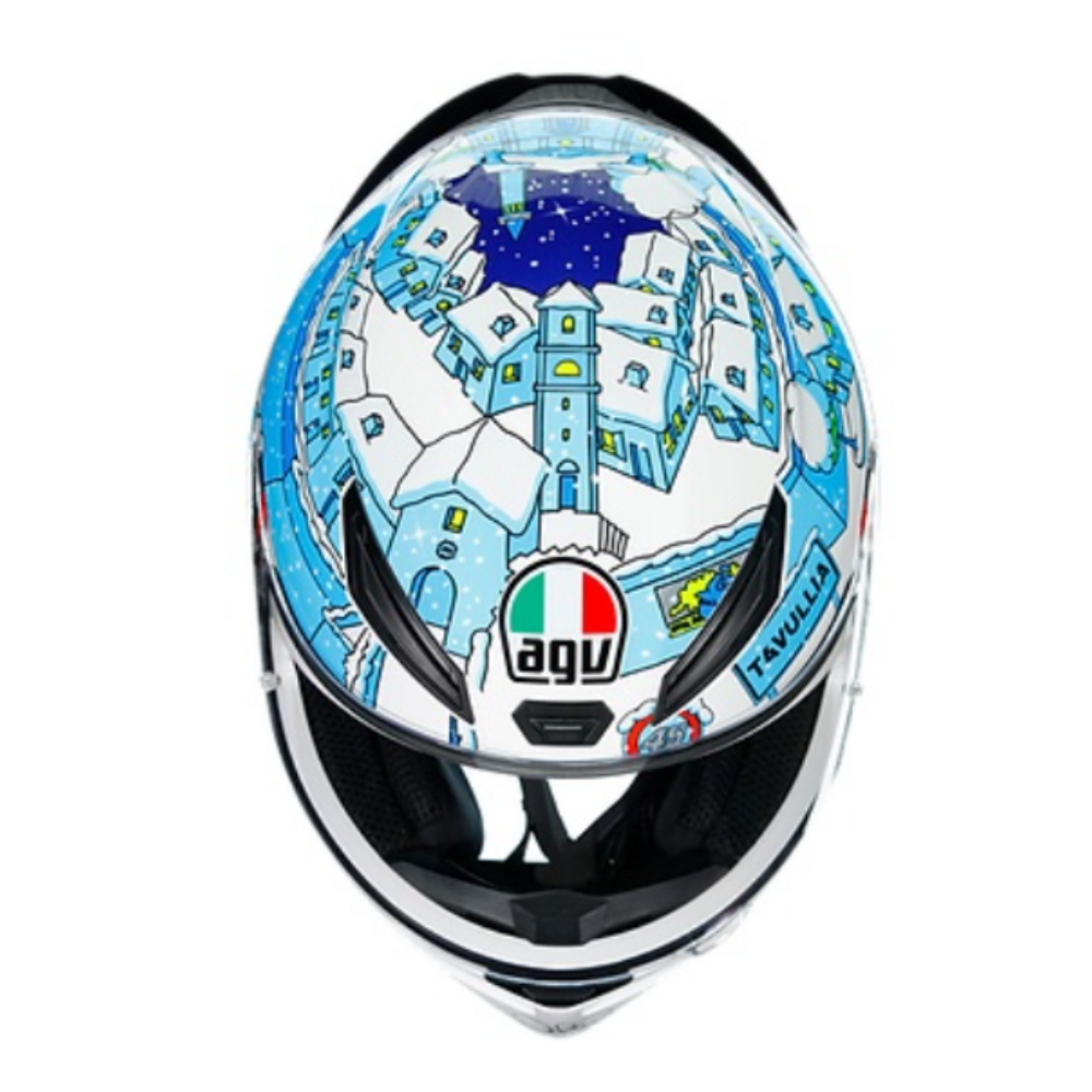 AGV K1S Rossi Winter Test 2017 雪屋