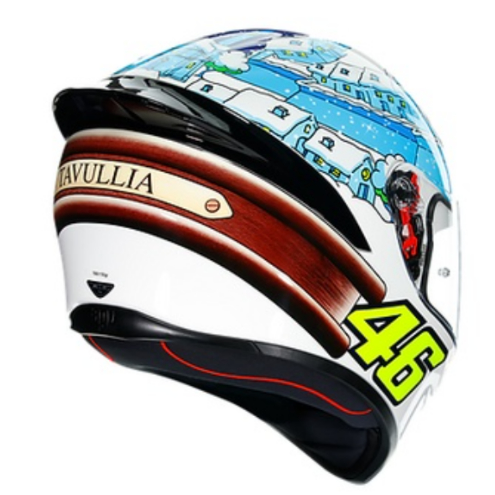 AGV K1S Rossi Winter Test 2017 雪屋