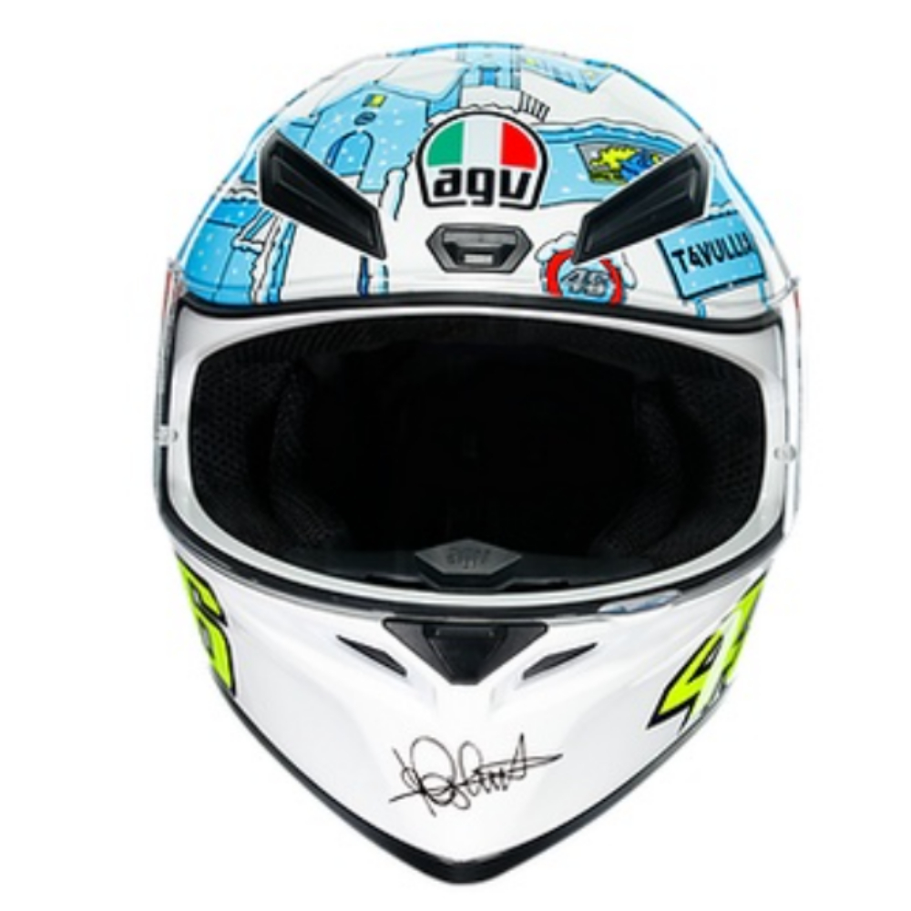 AGV K1S Rossi Winter Test 2017 雪屋