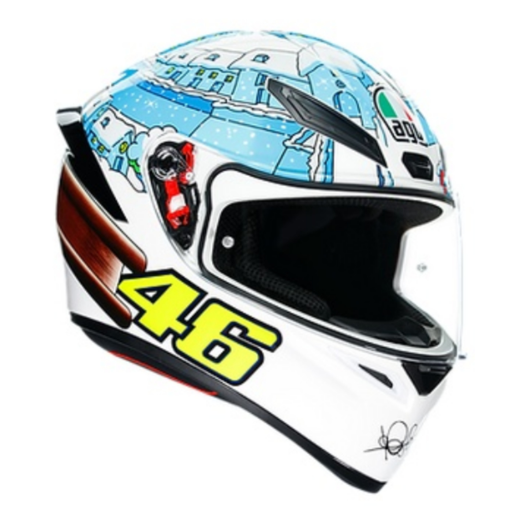 AGV K1S Rossi Winter Test 2017 雪屋