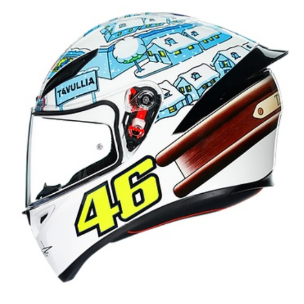AGV K1 Rossi Winter Test 2017 雪屋