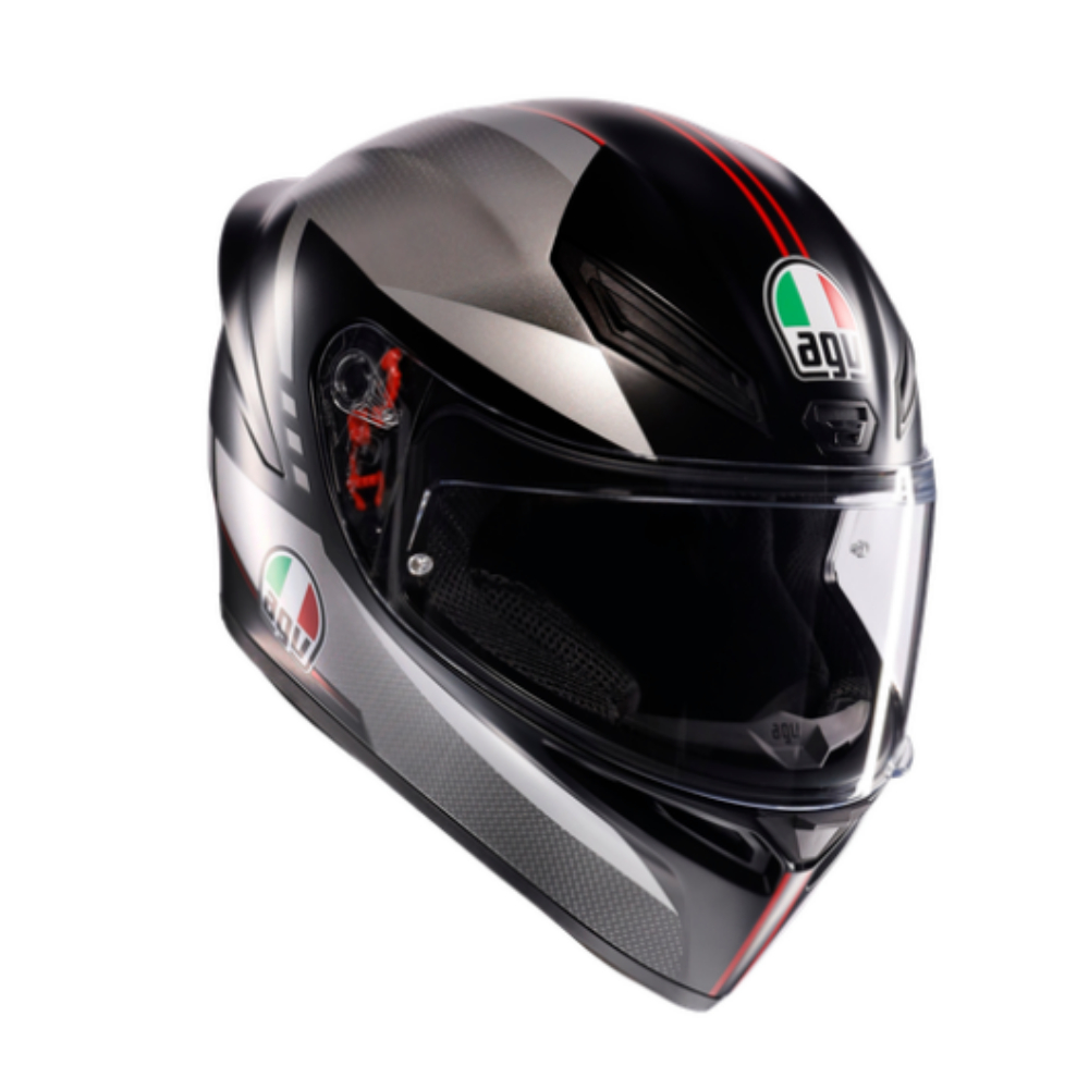 AGV K1S Lap 消光黑/灰/紅