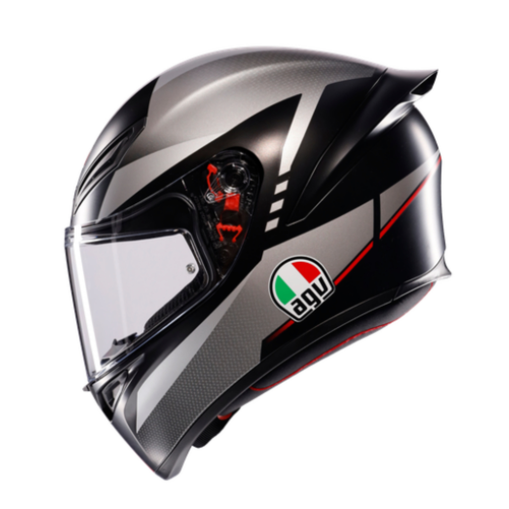 AGV K1S Lap 消光黑/灰/紅