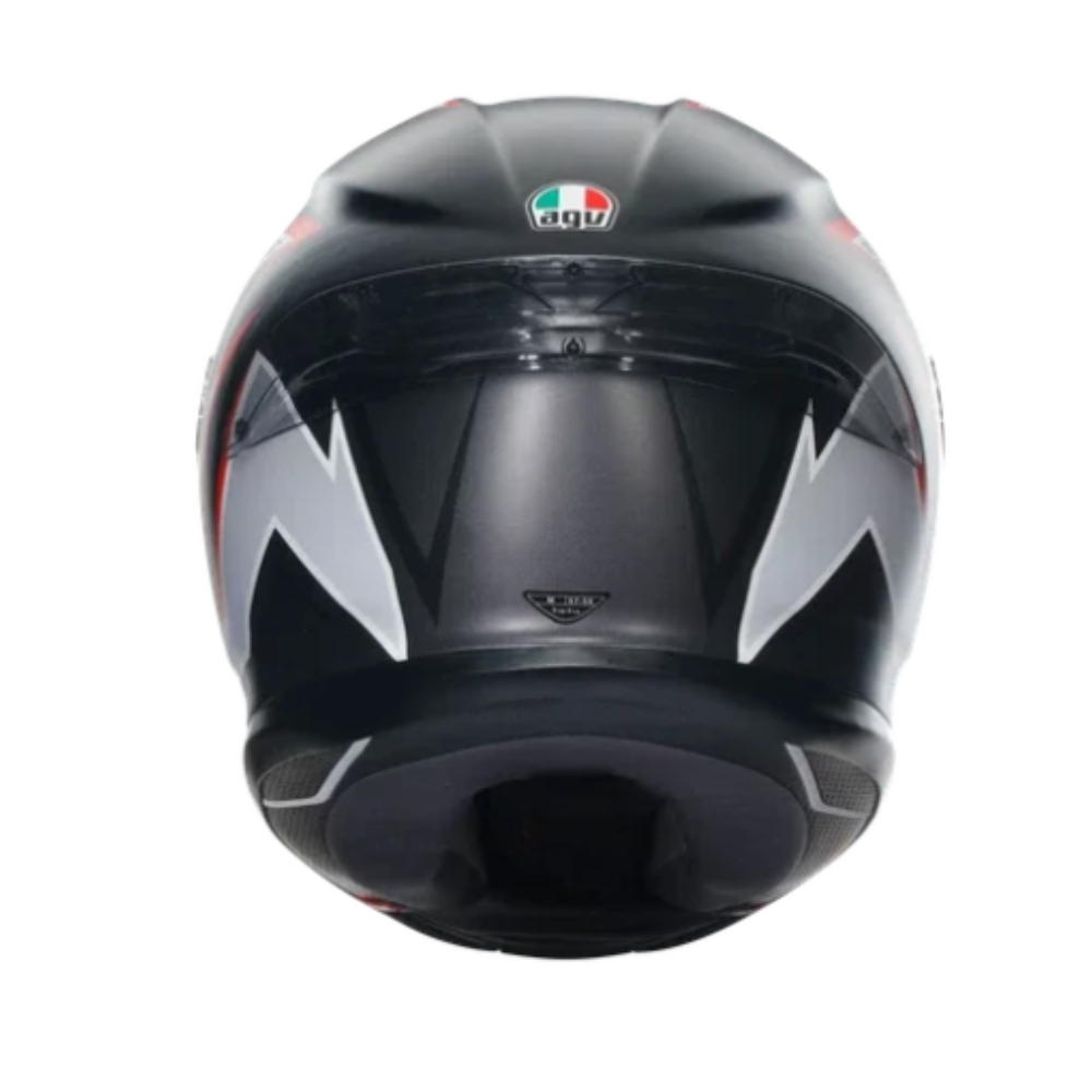 AGV K6S Flash 消光黑/灰/紅