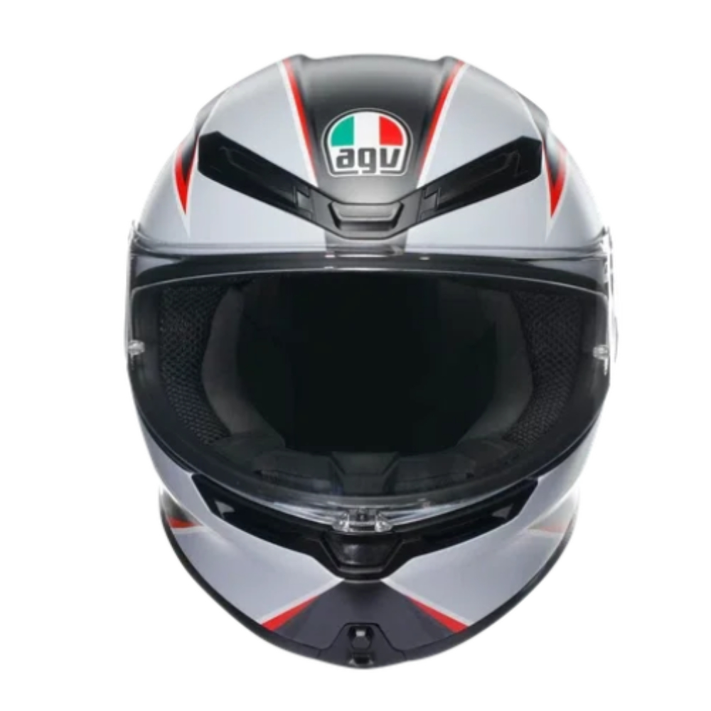 AGV K6S Flash 消光黑/灰/紅
