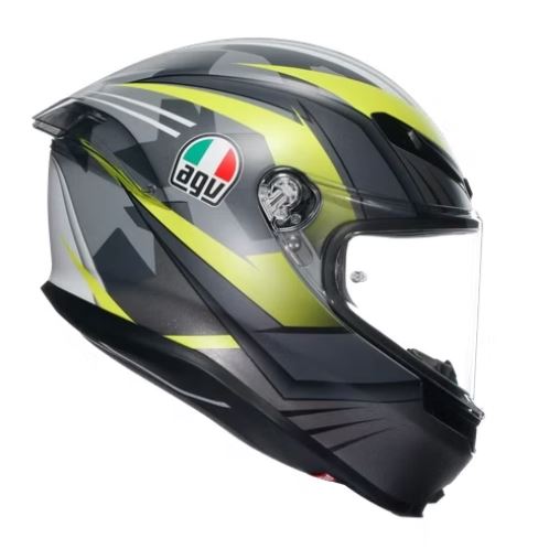 AGV K6S Excite 消光迷彩/螢光黃
