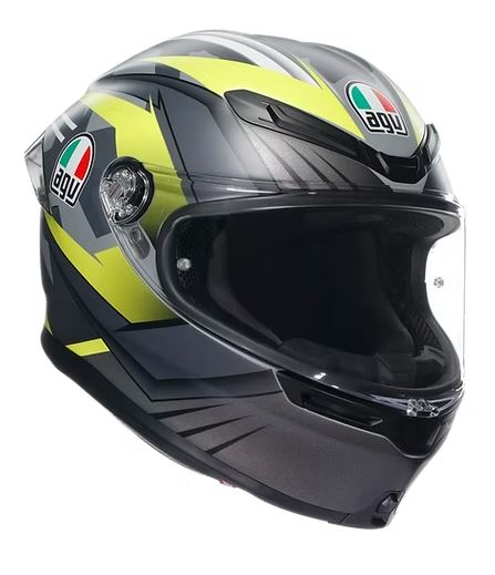 AGV K6S Excite 消光迷彩/螢光黃