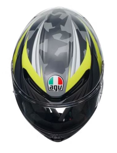 AGV K6S Excite 消光迷彩/螢光黃