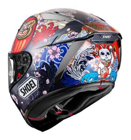 SHOEI X-15 MARQUEZ MOTEGI 5 TC-1 招財貓 黑底